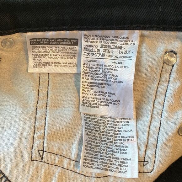 NWOT Levis Mens 541 Athletic Taper Levis Flex Black Jeans - Picture 6 of 10